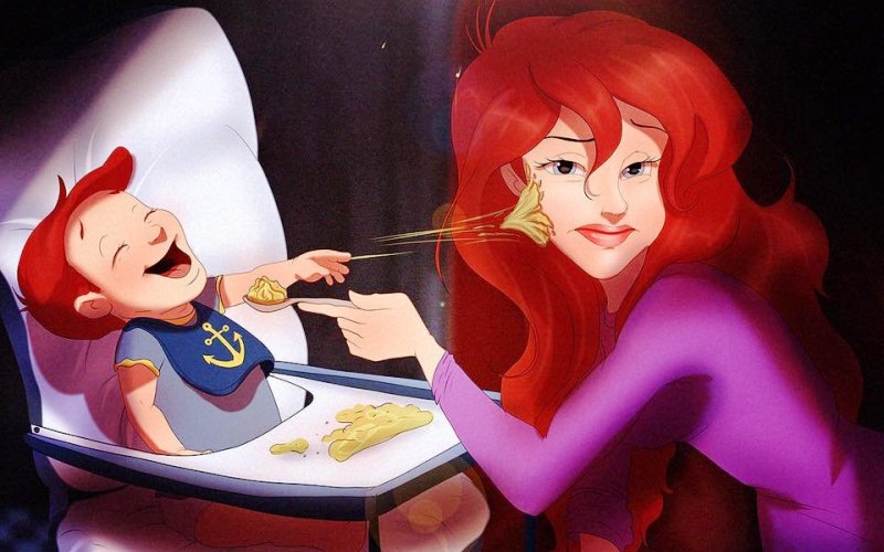 Ένας καλλιτέχνης μεταμορφώνει τους ήρωες της Disney σε γονείς - και είναι υπέροχοι!