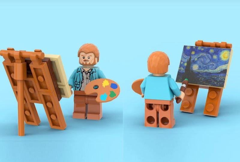 H Έναστρη Νύχτα του Βαν Γκογκ γίνεται Lego και εμφυσεί στα παιδιά την αγάπη για τη ζωγραφική