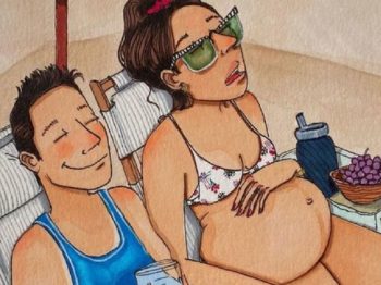 Η εμπειρία της εγκυμοσύνης σε 6 τρυφερά και χαριτωμένα σκίτσα