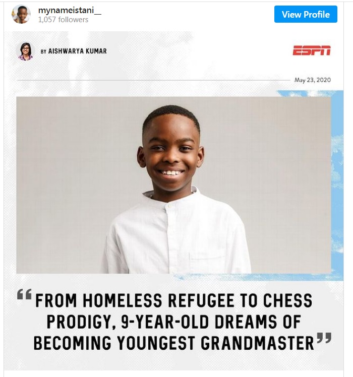 Tanitoluwa Adewumi: Η ιστορία του 10χρονου άστεγου πρόσφυγα που έγινε master στο σκάκι