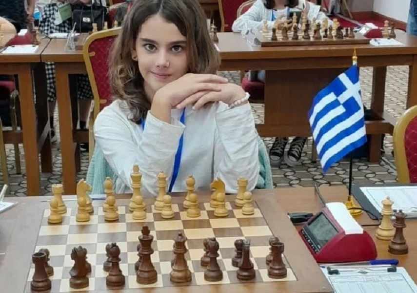 Η 10χρονη Ευαγγελία Σίσκου πήρε το χάλκινο μετάλλιο στο παγκόσμιο πρωτάθλημα σκακιού