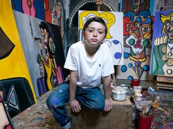 Αντρές Βαλένθια: Ένας 10χρονος είναι το νέο "παιδί-θαύμα" της αφηρημένης τέχνης