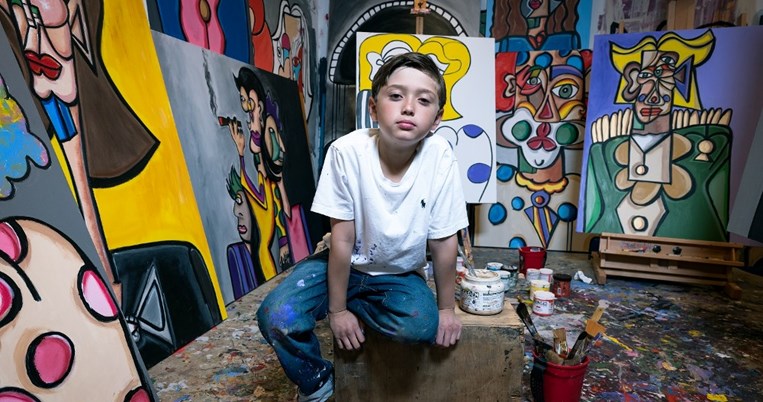 Αντρές Βαλένθια: Ένας 10χρονος είναι το νέο "παιδί-θαύμα" της αφηρημένης τέχνης