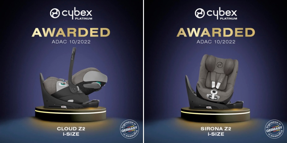 Cybex - Δυο παιδικά καθίσματα της σειράς PLATINUM έλαβαν σημαντικές διακρίσεις!