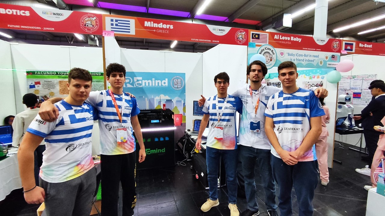 H Μαθητική Ομάδα Minders της Εκπαιδευτικής Αναγέννησης κατέκτησε το Start Up Award στην Παγκόσμια Ολυμπιάδα Εκπαιδευτικής Ρομποτικής WRO