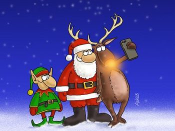 Αρκάς: Το χιουμοριστικό σκίτσο για το ξεστόλισμα του Χριστουγεννιάτικου δέντρου σε σπίτι.... με παιδιά