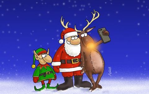 Αρκάς: Το χιουμοριστικό σκίτσο για το ξεστόλισμα του Χριστουγεννιάτικου δέντρου σε σπίτι.... με παιδιά