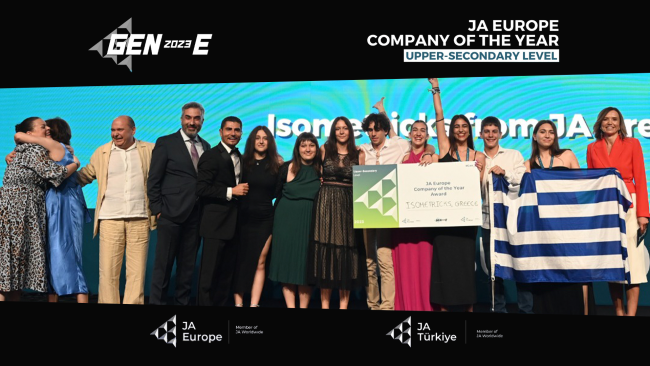 JA Greece: Η Ελληνική «start up» Isometricks εκπροσωπεί την Ευρώπη στον Παγκόσμιο Μαθητικό Διαγωνισμό του Junior Achievement